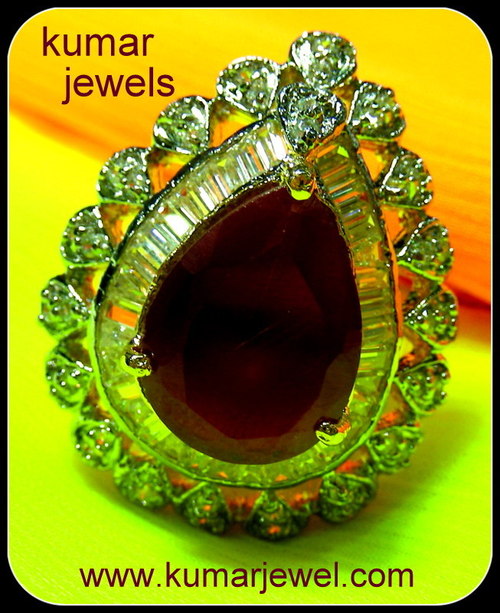 Cocktail Ruby Ring