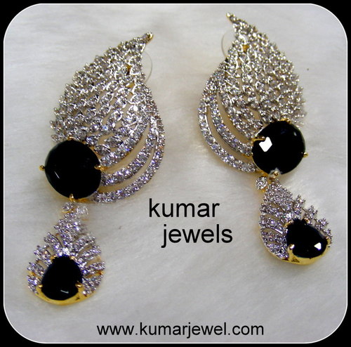 Black Diamond Earring