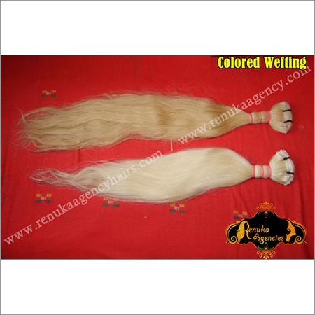 Colored Weft Hair