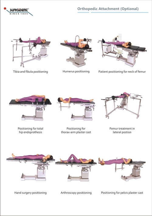 Operating Table Orthopedic Attachement
