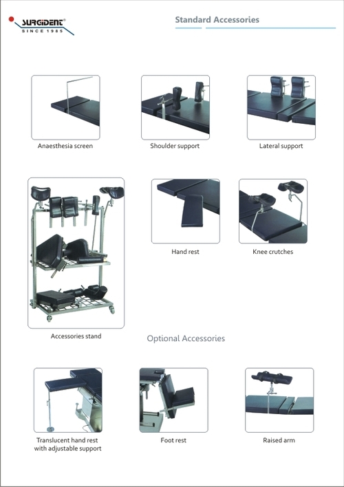 Operating Table Accessories