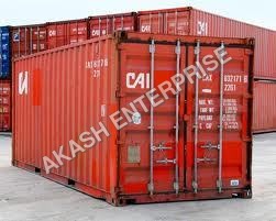 Red Marine Containers