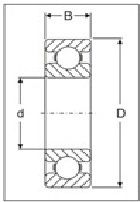 6022 Ball Bearing Deep Groove