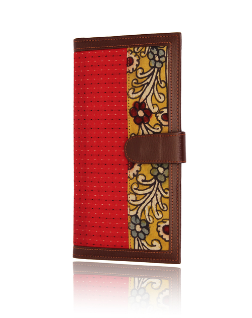  Pouch with Traditional Ikat Kalamkari Print Beautiful Birthday or Anniversary Gifts