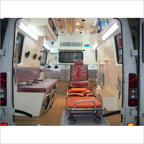 Force chassis Ambulance Fabrication By Sarvottam Appliances Pvt Ltd.
