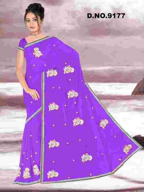dyed saree