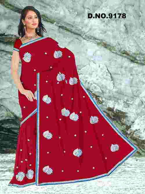 Dyed Work Saree