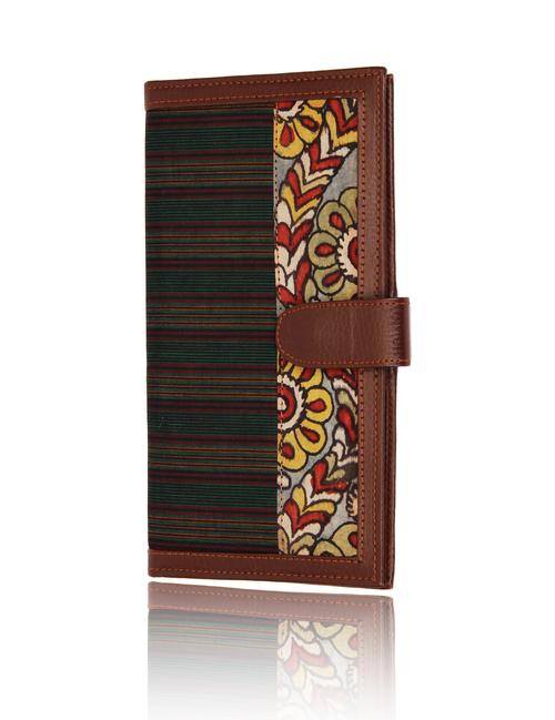Pouch with Traditional Ikat Kalamkari Print Beautiful Birthday or Anniversary Gifts