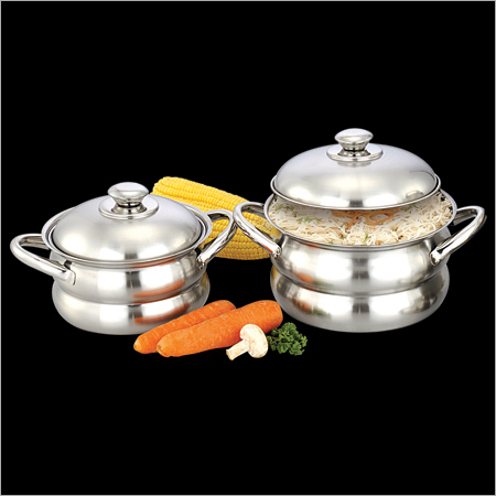 Spark - Stainless Steel, Multiple Sizes | Durable, Easy Cleaning, Stackable, Even Heating, Heat Resistant, Two Handles, Multi-Layered with Tight-Fitting Lids