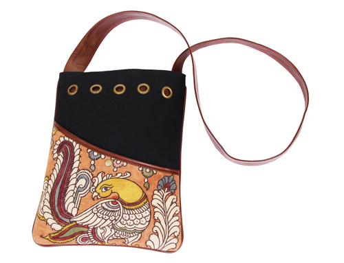  Handpainted Denim Crossbody Messenger Bag Birthday or Housewarming Gift Ideas