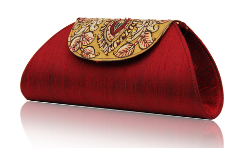  Women's Elegant Silk Flap Evening Cocktail Party 
