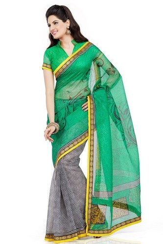 Fancy printed Saree