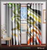 Digital Print Unique Designer Luxury Door Curtains