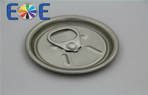 Cyprus 113RPT#46mm Aluminium Fruit Juice Can Easy Open Lid - 46mm Chuck, 59.3mm Curl Diameter, Clear/Gold Lacquer, Durable Leakproof