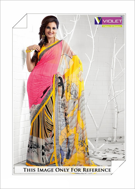 Designer Block Printed Sarees
