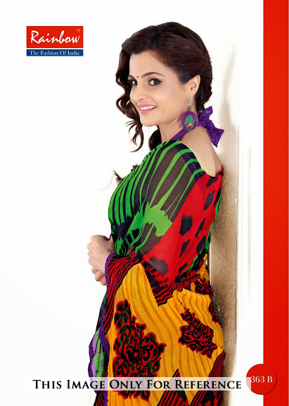 Printed Embroidered Sarees
