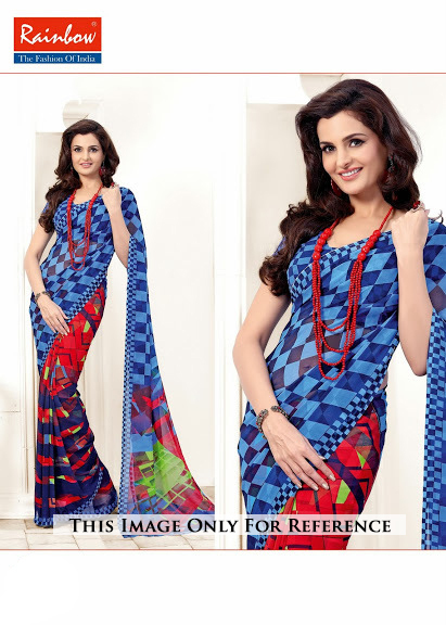 Digital Printed Party Wear Sarees