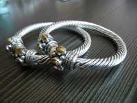 925 Sterling Silver Bangles Dangle Earrings