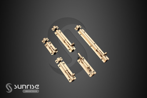 Brass Necked Tower Bolts