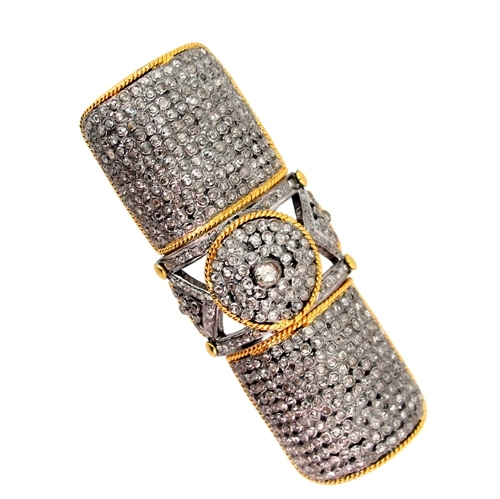 Diamond Pave Gold Ring