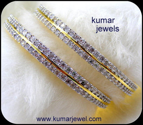 Artificial Diamond Bangles