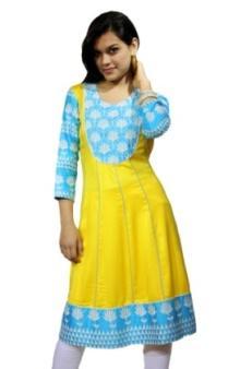 DESIGNER COTTON ANARKALI KURTI