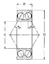 Stainless Steel 3209 Double Raw Bearing