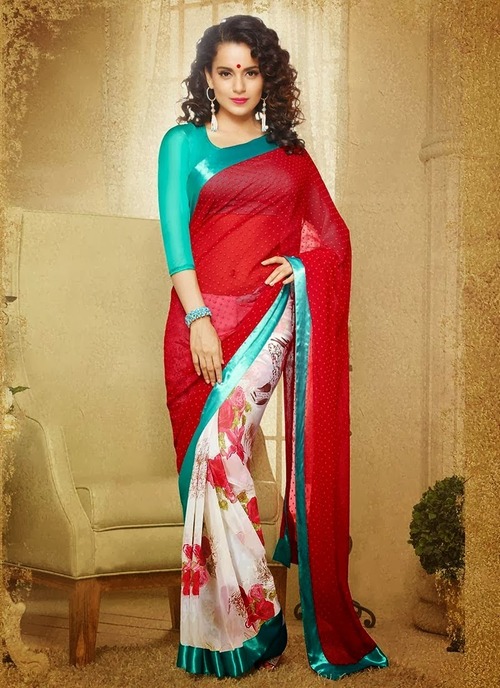Designer Printed Saree