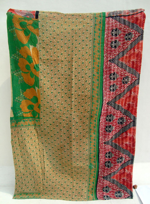 100% Cotton Kantha Designer Quilt