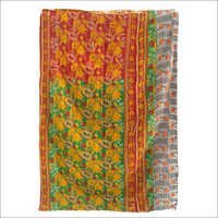 Floral Kantha Blanket