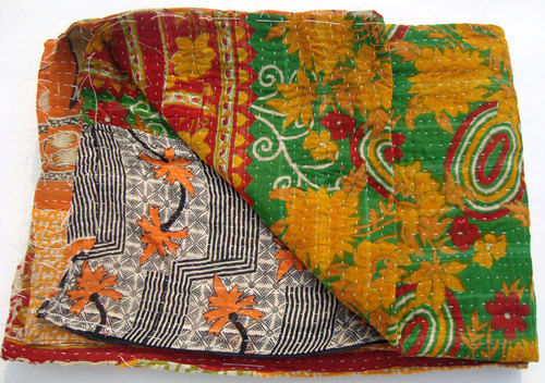 100% Cotton Handmade Kantha Quilts