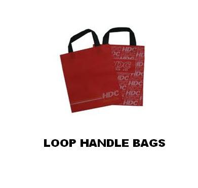 Loop Handle Non Woven Flat Bag | Bags Guru