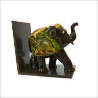 Multicolour Elephant Crafts - Wooden, 5-8 Inch, Polished Finish | Beautifully Embossed, Light Weight, Anti-termite Coating, Perfect For Home Decoration And Gifting