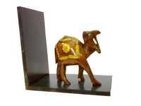 Brown Wooden Camel - Wood, 5-8 Inch, Polished Finish | Captivating Look, Precise Carving, Adds Elegance to Interiors, Easy to Clean