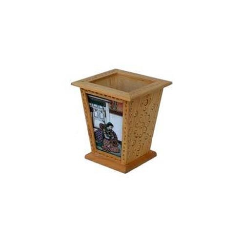 Wooden Flower Vase