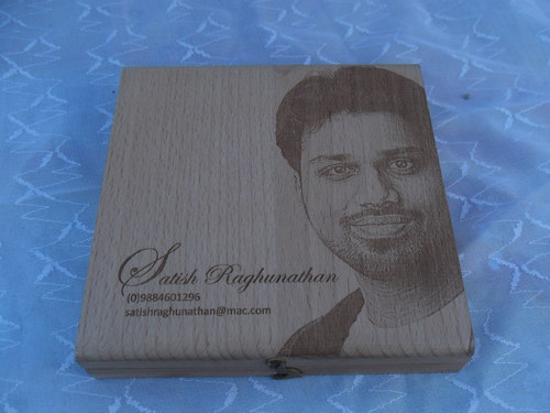 Wooden C. D. Box