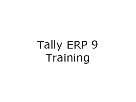 Tally ERP 9 Training