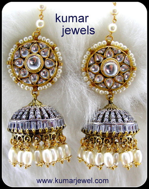 Kundan Jhumki Earring
