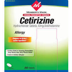 Cetirizine - 10mg 30 Tablets Blister Pack | Allergy Relief Fast Acting 24-Hour Non-Drowsy Easy to Swallow