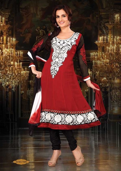 Georgette Anarkali Salwar Kameez
