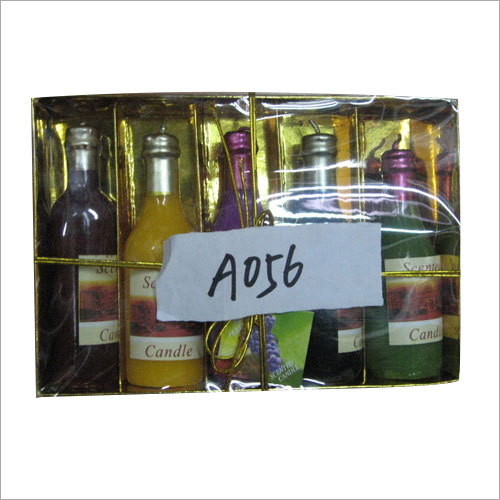 Wine Wax Candles Set
