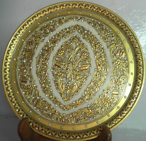 MARBLE THALI ROUND