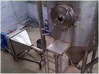 Silver Laboratory Spray Dryer