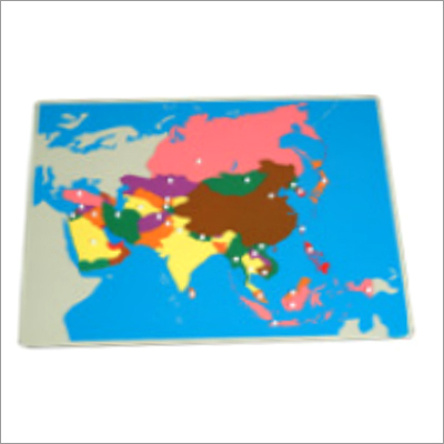 Puzzle Map of Asia