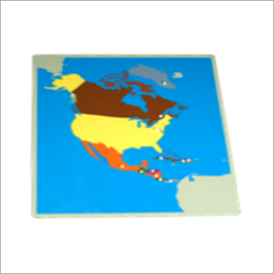 Puzzle Map of North America