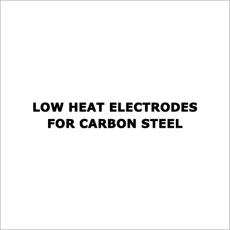 Carbon Steel Low Heat Electrode