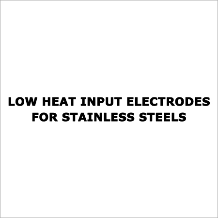 Ss Low Heat Input Electrodes