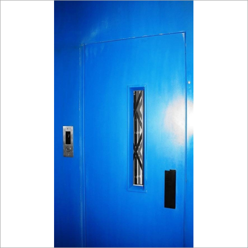 Blue Lift Swing Door