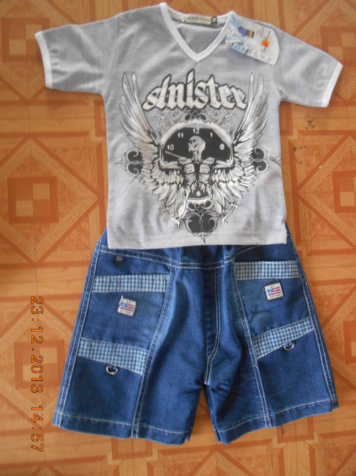 With Round neck T-Shirt & Barmuda