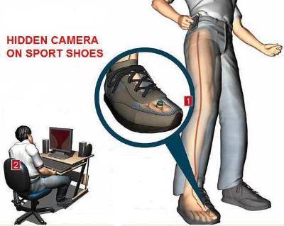 SPY CAMERA IN SPORTS SHOES IN DELHI INDIA